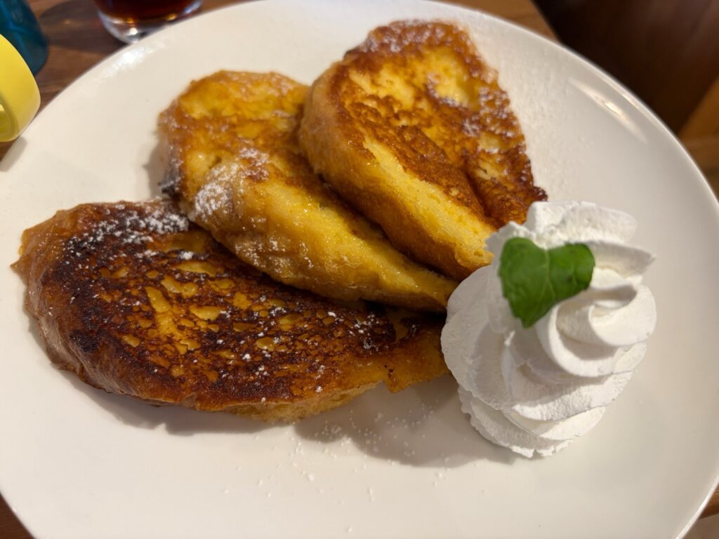 ピーターパン珈琲 船橋三咲店のフレンチトースト