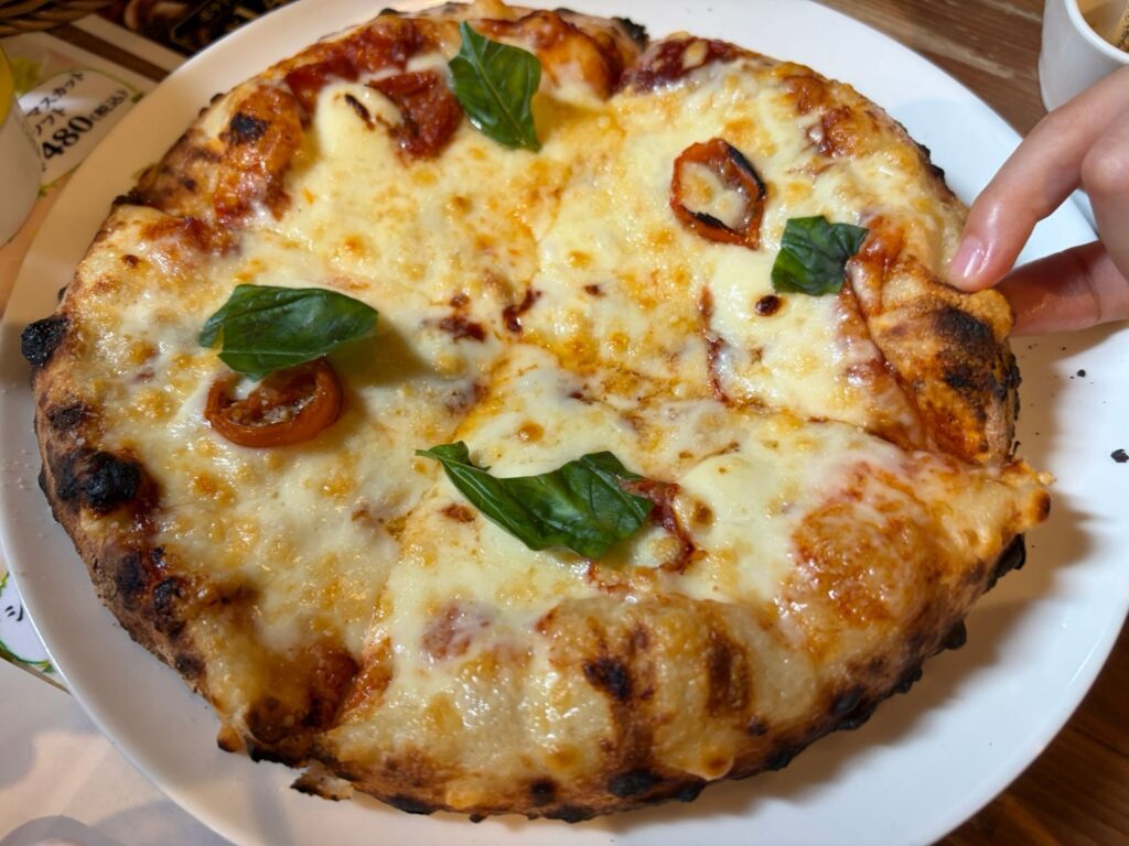 ピーターパン珈琲 船橋三咲店の窯焼きマルゲリータ