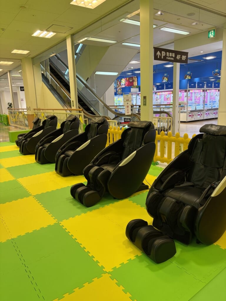 ザキッズ千葉ワンズモール店のマッサージチェア